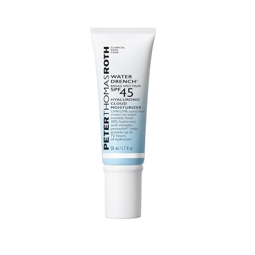 Peter Thomas Roth | Water Drench Broad Spectrum SPF 45 Hyaluronic Cloud Moisturizer | SPF Moisturizer For Face, Lightweight Sunscreen For Face