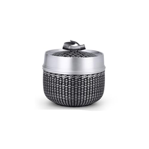 LINKIO Ceramic Food Jar Pure Tin Tea Cans, Sealed Storage Cans, Household Tea Cups, Tea Ceremony Accessories, Black Tea and Green Tea Storage Cans Pantry Storage Containers (Size : Small)