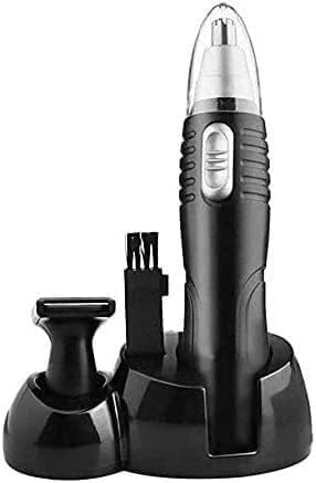 Whnlsryy Ear and Nose Hair Trimmer Clipper, Portable Painless Eyebrow & Facial Hair Trimmer for Men Women, Battery-Operated Trimmer