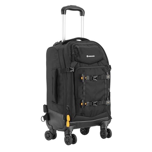 VANGUARD ALTA FLY 55T G2 DSLR Camera Backpack, 8 Wheel Spinner/Trolley, Black