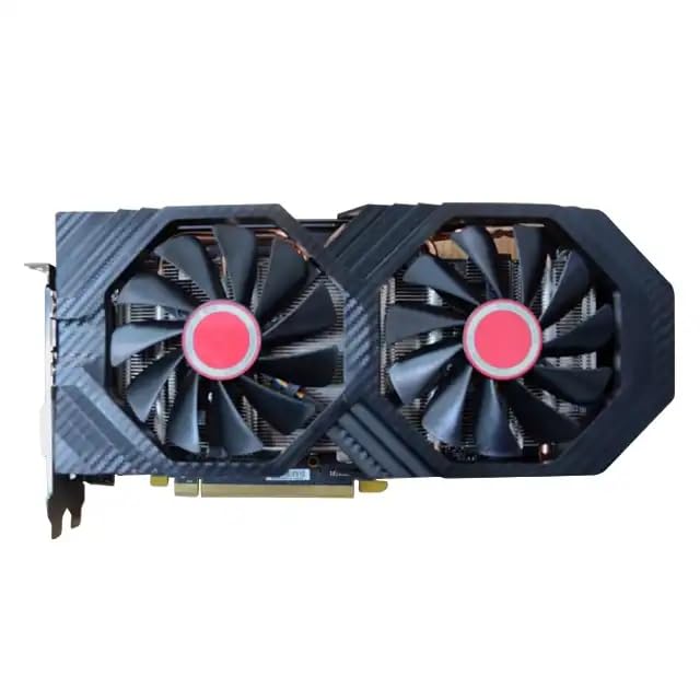 XUANMO AMD Radeon RX590 2304sp 8GB gpu 256-Bit GDDR5 HDCP Ready CrossFireX Computer Graphics Video Card PCIe 3.0 ×16 1340MHz Base Clock Video Gaming AMD Graphics Card