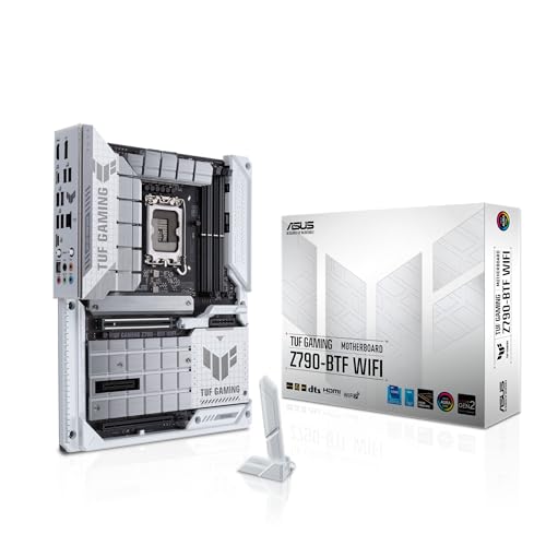 TUF Gaming Z790-BTF WiFi 7 Intel® Z790 (LGA 1700) ATX Motherboard,Hidden-Connector Design, PCIe 5.0, 4xM.2 Slots, 16+1+1 Power Stages, DDR5,2.5Gb Ethernet,USB Type-C, Front USB Type-C, Thunderbolt™ 4