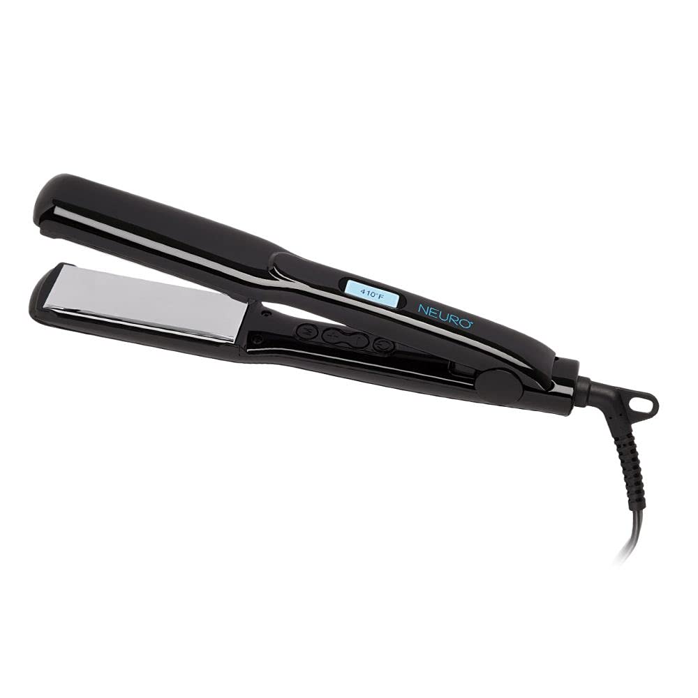 Neuro by Paul Mitchell Smooth Titanium Flat Iron, Adjustable Heat Settings for Advanced Smoothing + Straightening