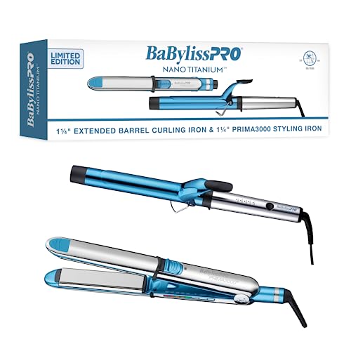 BaBylissPRO 1 1/4" Inch with Extended Barrel Iron Prepack