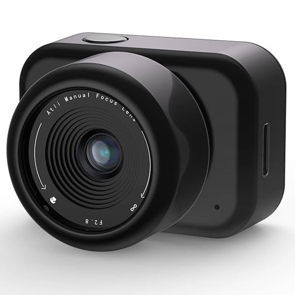 ATLI 1080P Time Lapse Camera WiFi HDR APP Control Real-time Preview Timing Shooting Manual Focus Timelapse Video Camera for Indoor Flower Plants Weather Remote Access (Black)