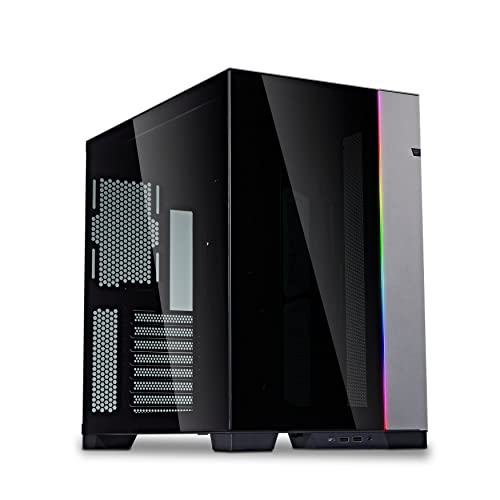 LIAN LI O11 Dynamic EVO Gaming PC Case E-ATX Desktop Computer Case - Mid Tower Chassis with Flexible Mode and Configuration, Tempered Glass Panel, USB Type-C Port (Harbor Grey)