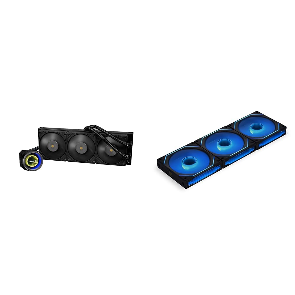 Lian Li Galahad II Trinity Performance 360 AIO CPU Liquid Cooler with 120mm SL Infinity 3 Pack Fans and Controller