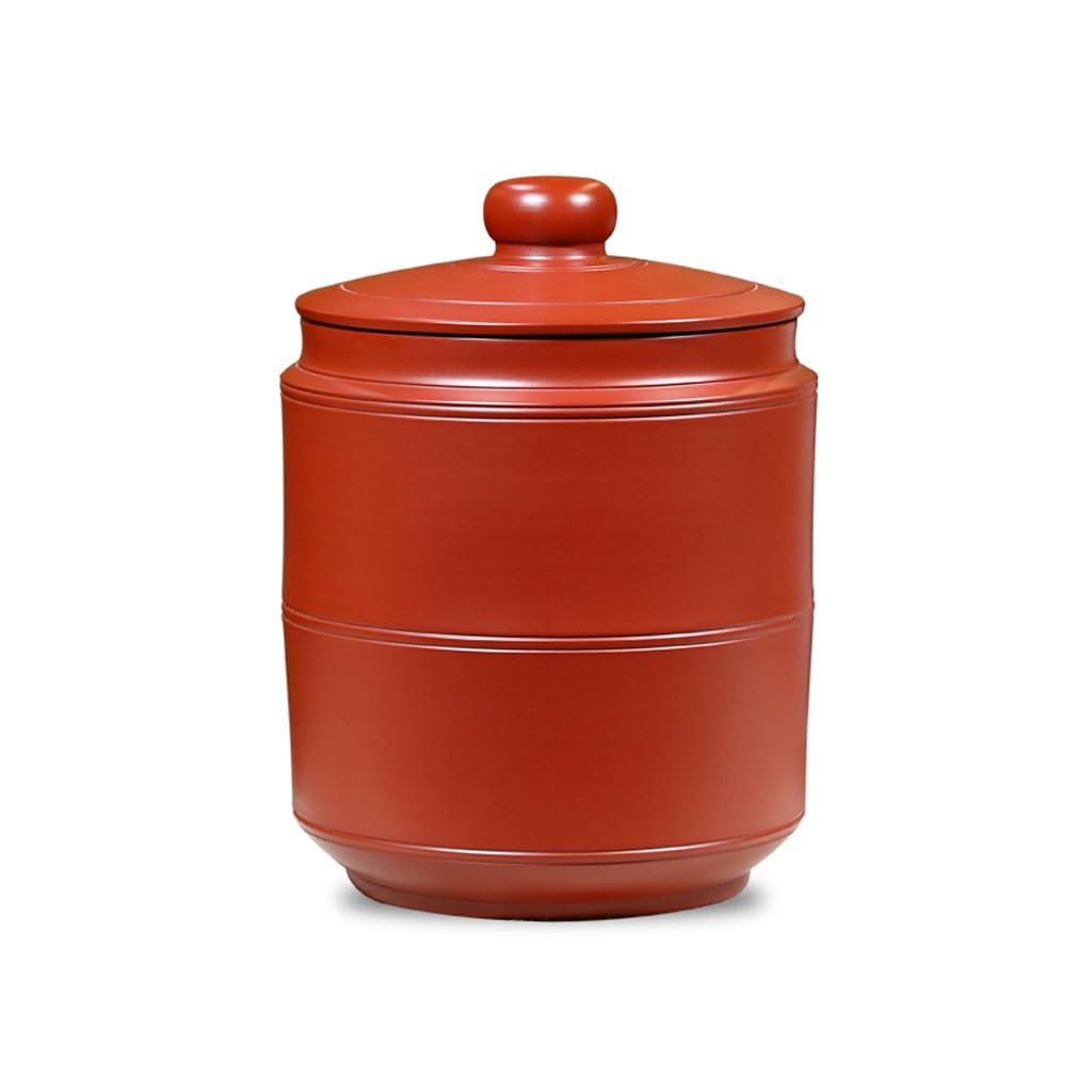 LINKIO Ceramic Food Jar Purple Sand Office Desktop Tea Cans Tea Cans Home Decorative Tea Cans Pantry Storage Containers