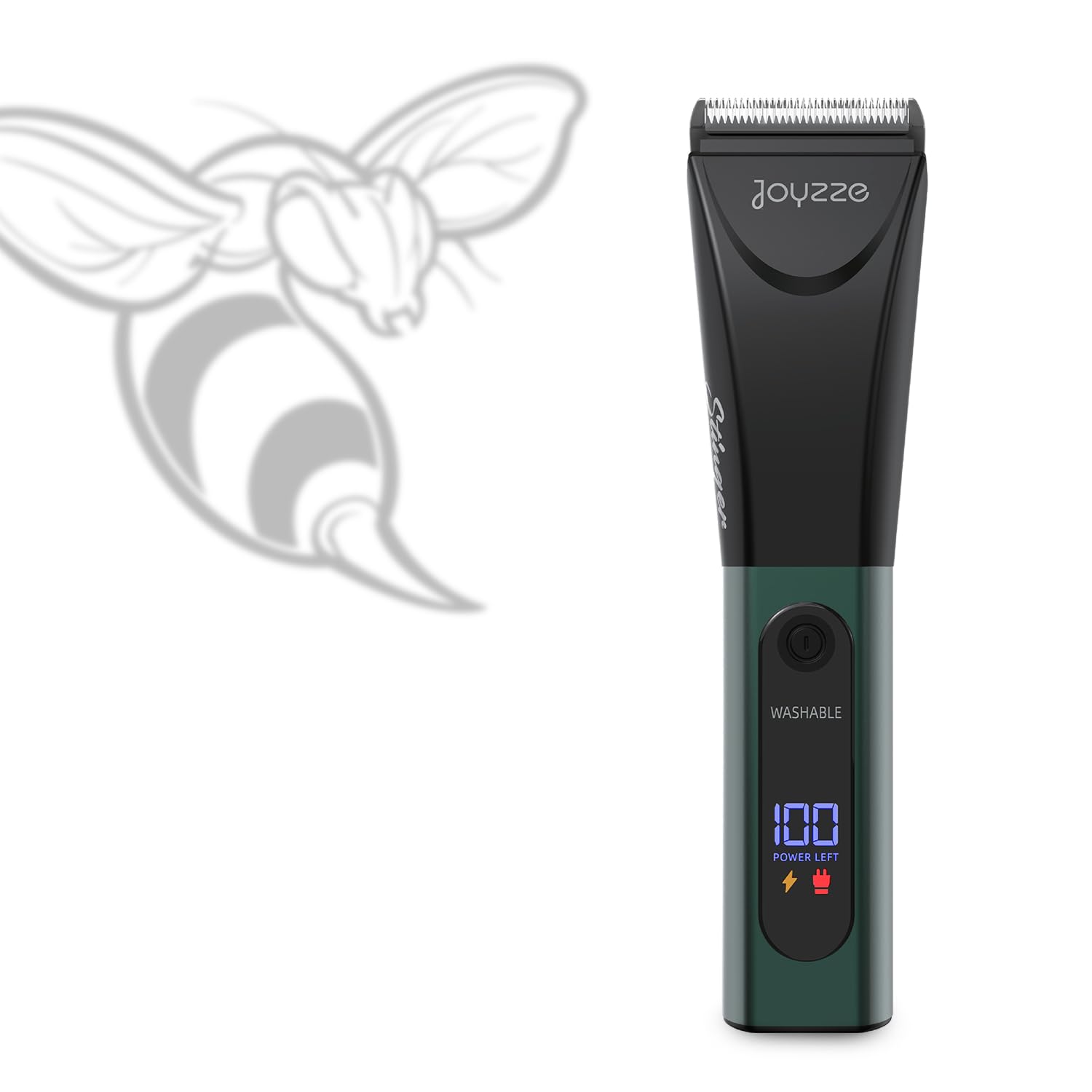 JOYZZE Stinger 5-in-1 Cordless Clipper - Powerful and Versatile Dog Clippers for Grooming, Cordless Convenience, and Stylish Dog Clippers Design