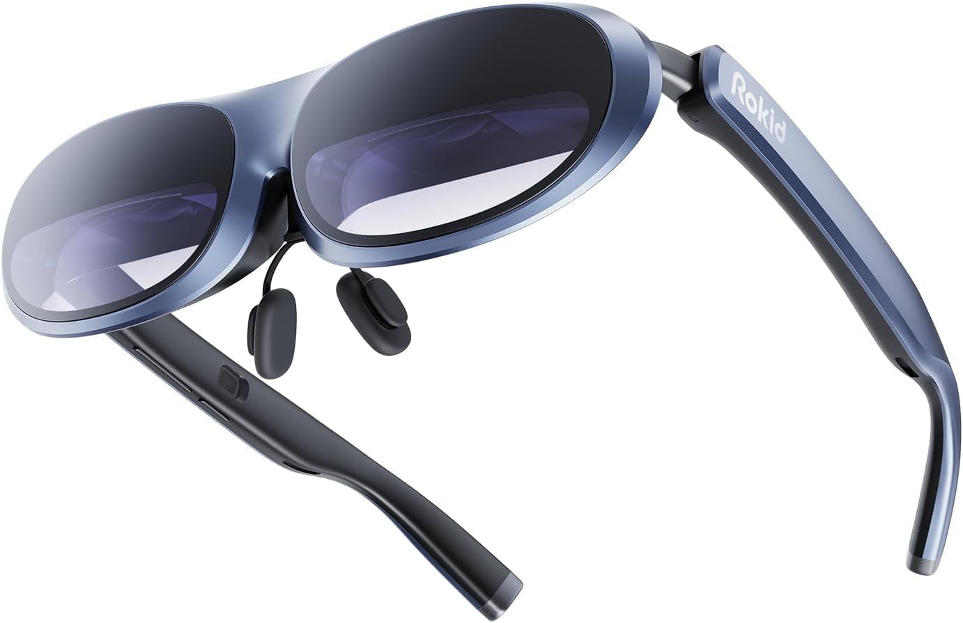 Rokid Max AR Glasses, Smart Glasses with 160" Micro-OLED Display, Google Play, Media Streaming, HDCP Support & Cloud Gaming, Console, Android, Windows,iOS, Mac, ipad Compatible