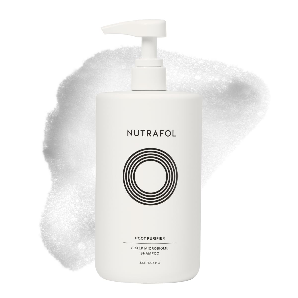 Nutrafol Shampoo, Cleanse and Hydrate Hair and Scalp, Improves Hair Volume, Strength and Texture, Physician-formulated for thinning hair. Color Safe, Sultate Free - 1 Liter Bottle