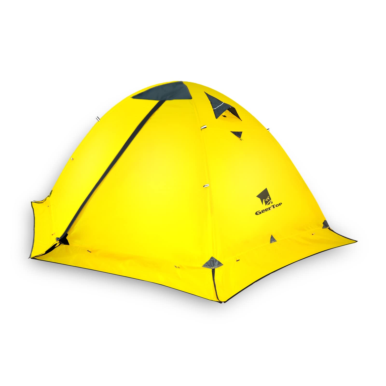 GEERTOP 2 Person Camping Tent Lightweight 4 Season Waterproof Double Layer All Weather Outdoor Survival Gear for Backpacking Hiking Travel - Easy Set Up
