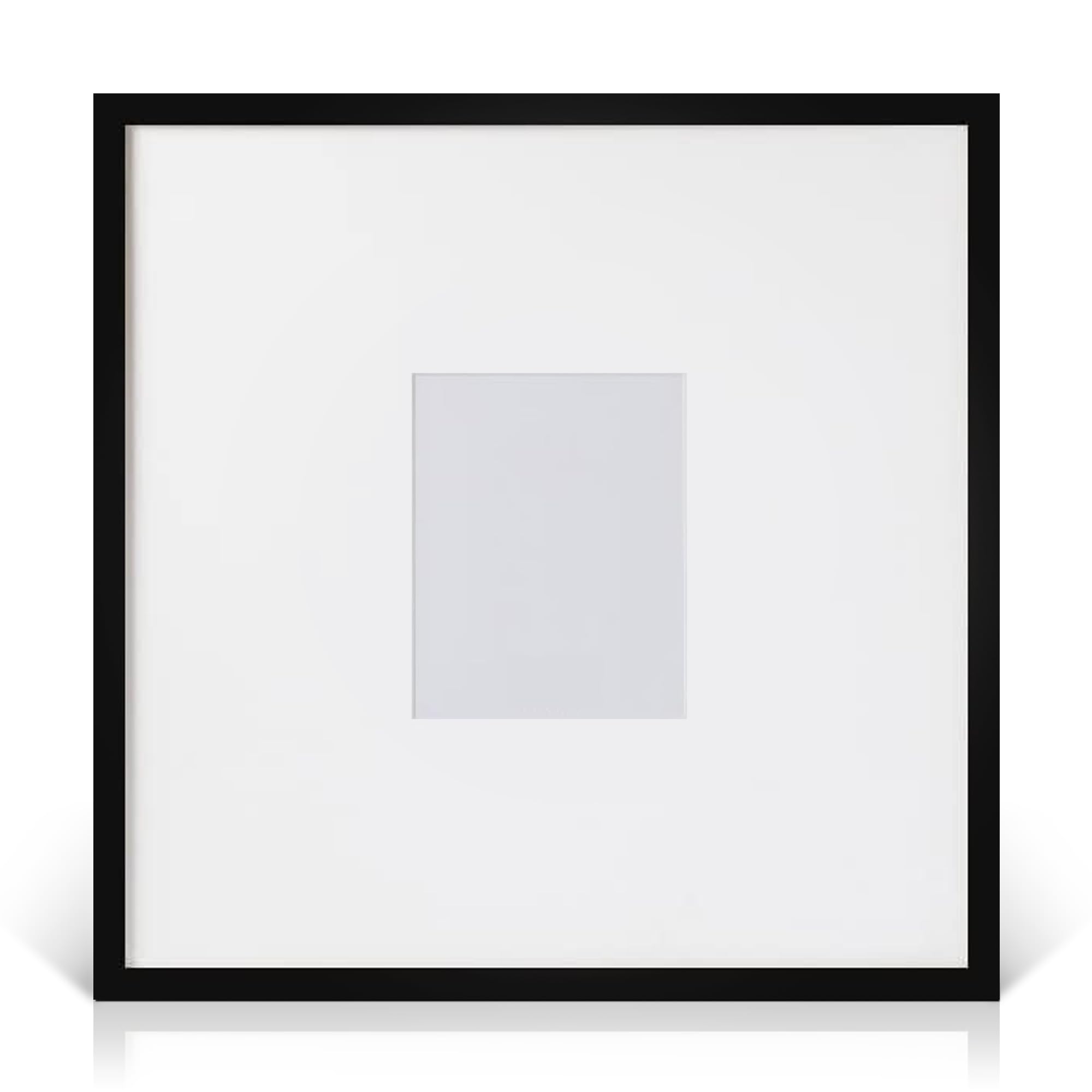 artisane home goods - Gallery Frame 1.0, Picture Frame, 25x25 frame, Black, Gallery Wall Frame Set, Large Picture Frame, Oversized Mat (8x10, 5x7, and 4x6)