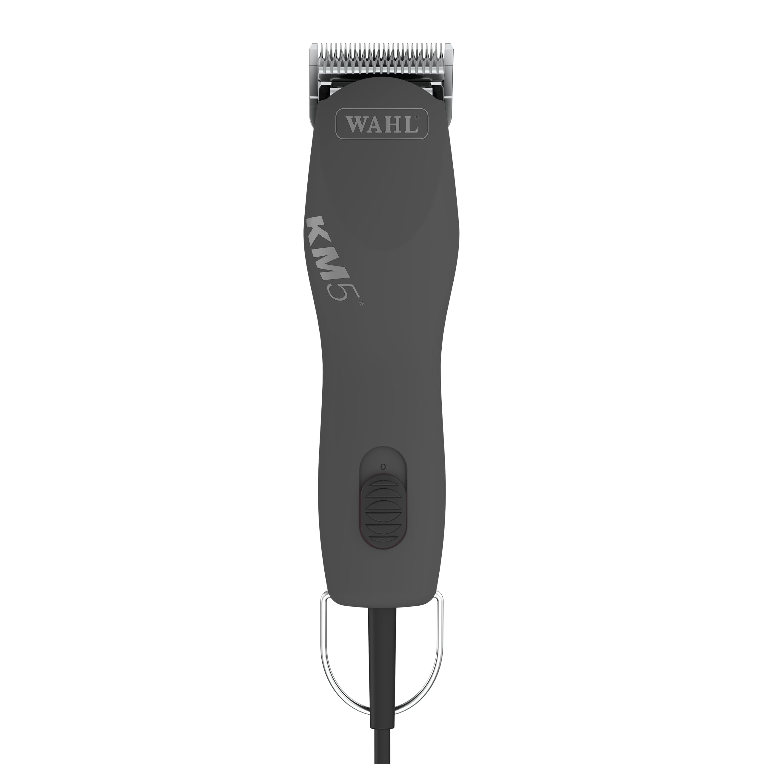 Wahl Pro Animal Curly Coat - KM 2-Speed Pro Clipper - Cat & Dog Grooming Clipper for Pet Care - Includes 2 Stainless Steel Guide Combs - Gunmetal