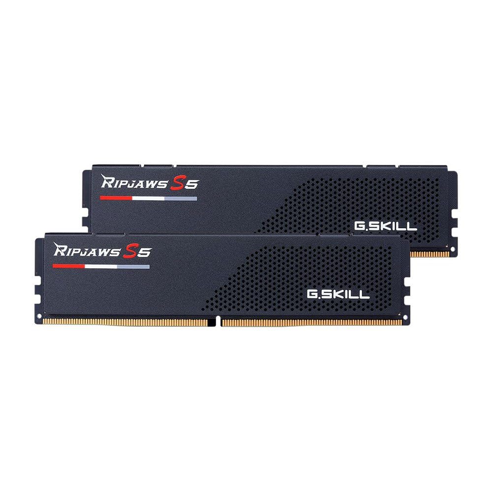 G.SKILL Ripjaws S5 Series (Intel XMP 3.0) DDR5 RAM 64GB (2x32GB) 6000MT/s CL30-40-40-96 1.40V Desktop Computer Memory UDIMM - Matte Black (F5-6000J3040G32GX2-RS5K)