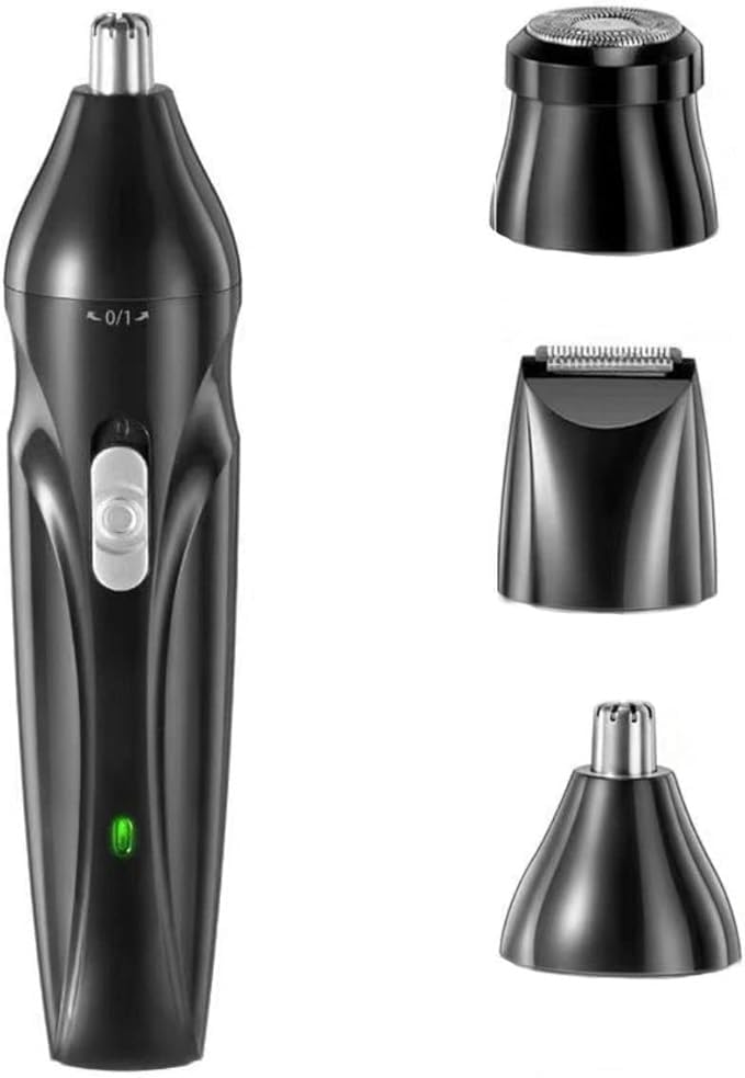 shemines Multifunctional Nose Hair Trimmer, Electric Shaver, Professional USB Rechargeable, Ear and Nose Hair Cleaning, Painless, Easy to Clean, Unisex
