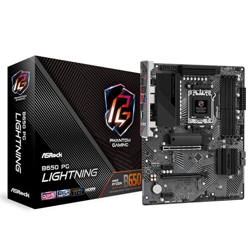 ASRock B650 PG Lightning AMD Ryzen 7000 Series Processors Motherboard