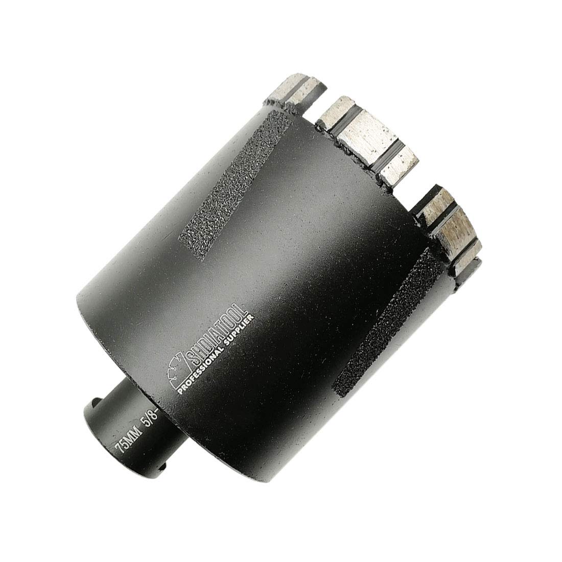 SHDIATOOL Diamond Core Drill Bits 3 Inch for Hard Stone Concrete Marble Granite Brick Laser Welded Dry or Wet Hole Saws 75mm