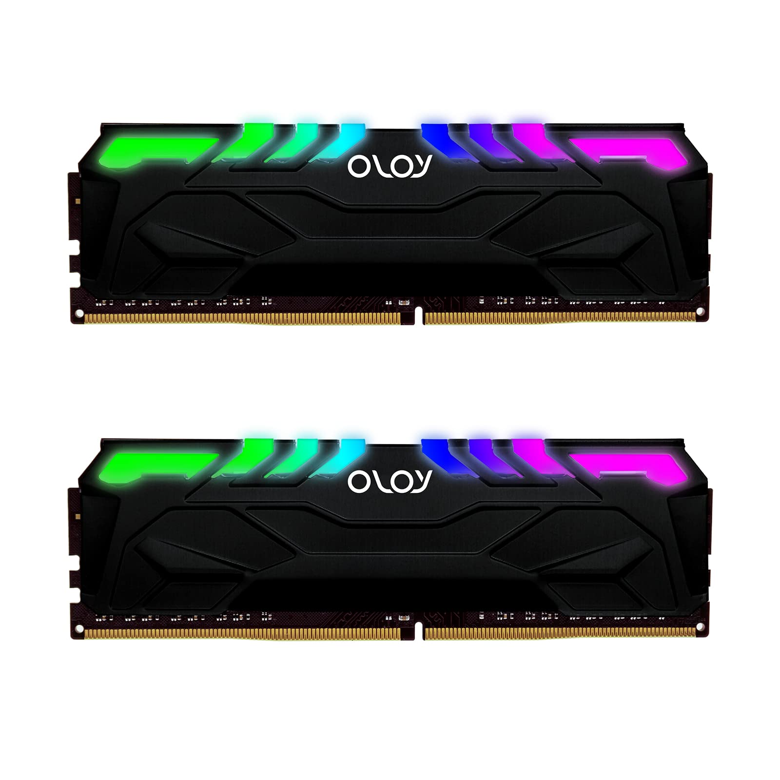 OLOy DDR4 RAM 64GB (2x32GB) Black Owl Aura Sync RGB 3600 MHz CL18 1.35V 288-Pin Desktop Gaming UDIMM (MD4U3236181DHJDA)