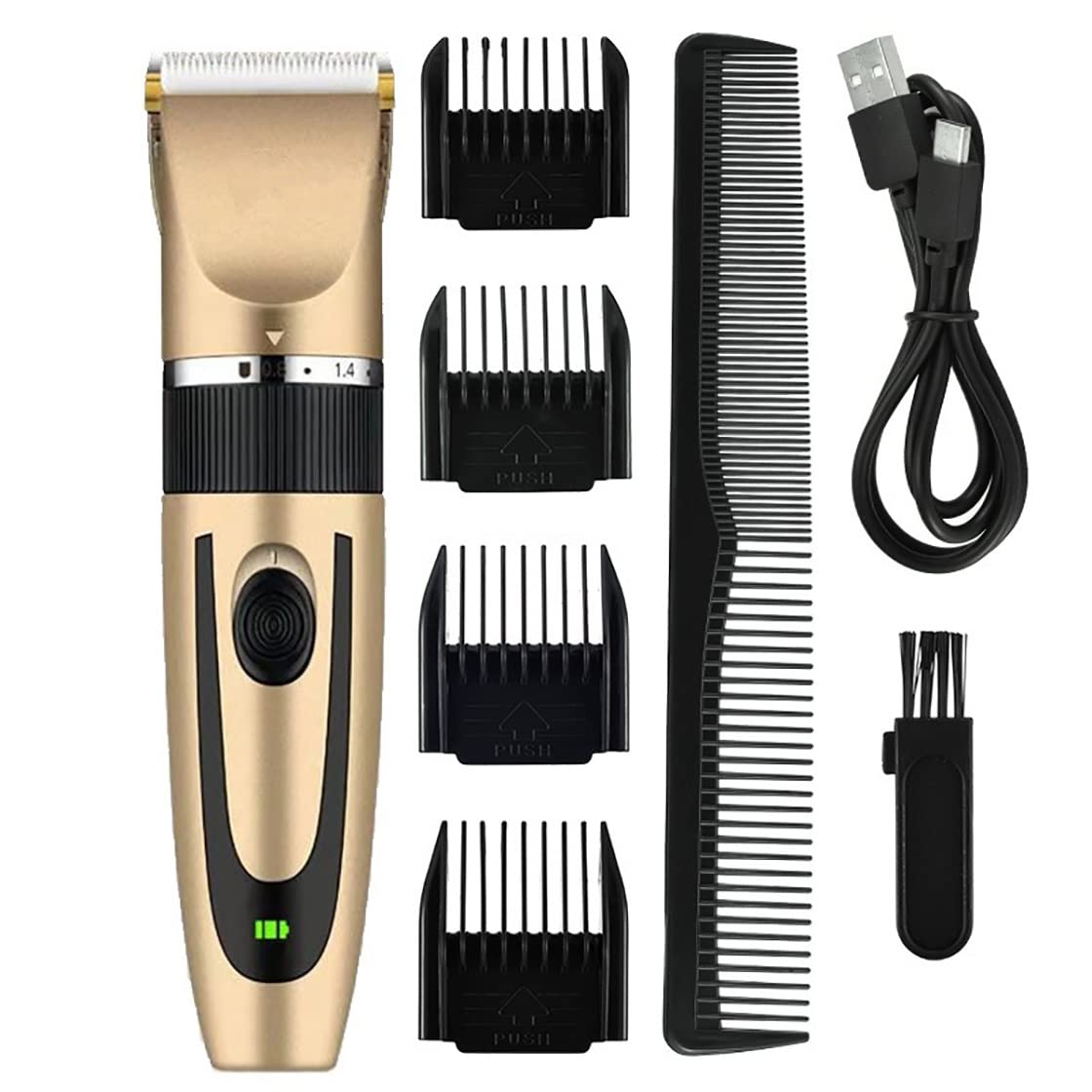 YUSIWOAL Pro Hair Clipper, Hair Cutting Machine Electric Shaver Trimmer for Men Hair Clipper Professional Rechargeable Hair Trimmer Clipper