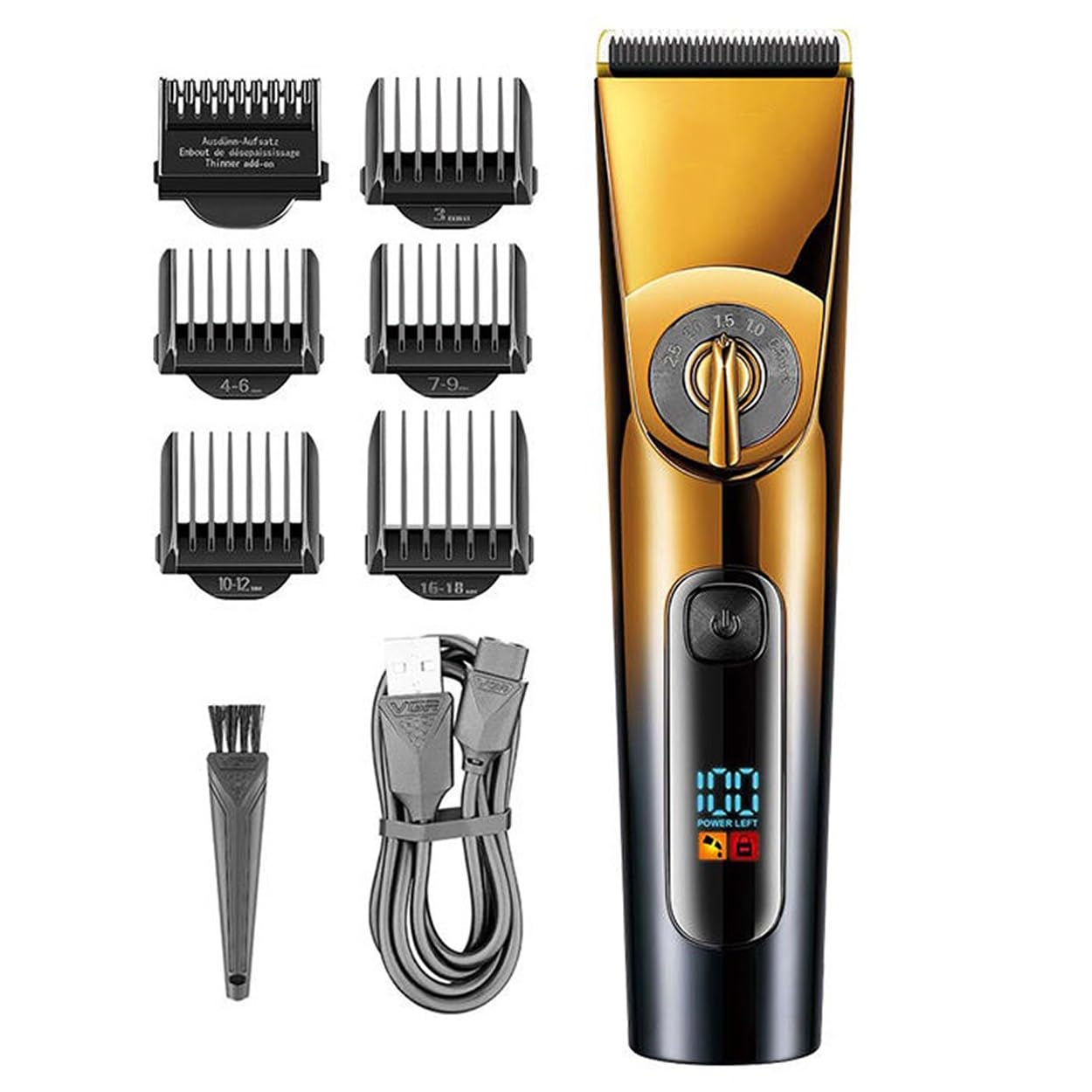 YUSIWOAL Pro Hair Clipper, Hair Trimmer for Men Beard Trimer Professional Hair Clipper Electr Razor Hair Cutting Machine Haircut Electr Shaver