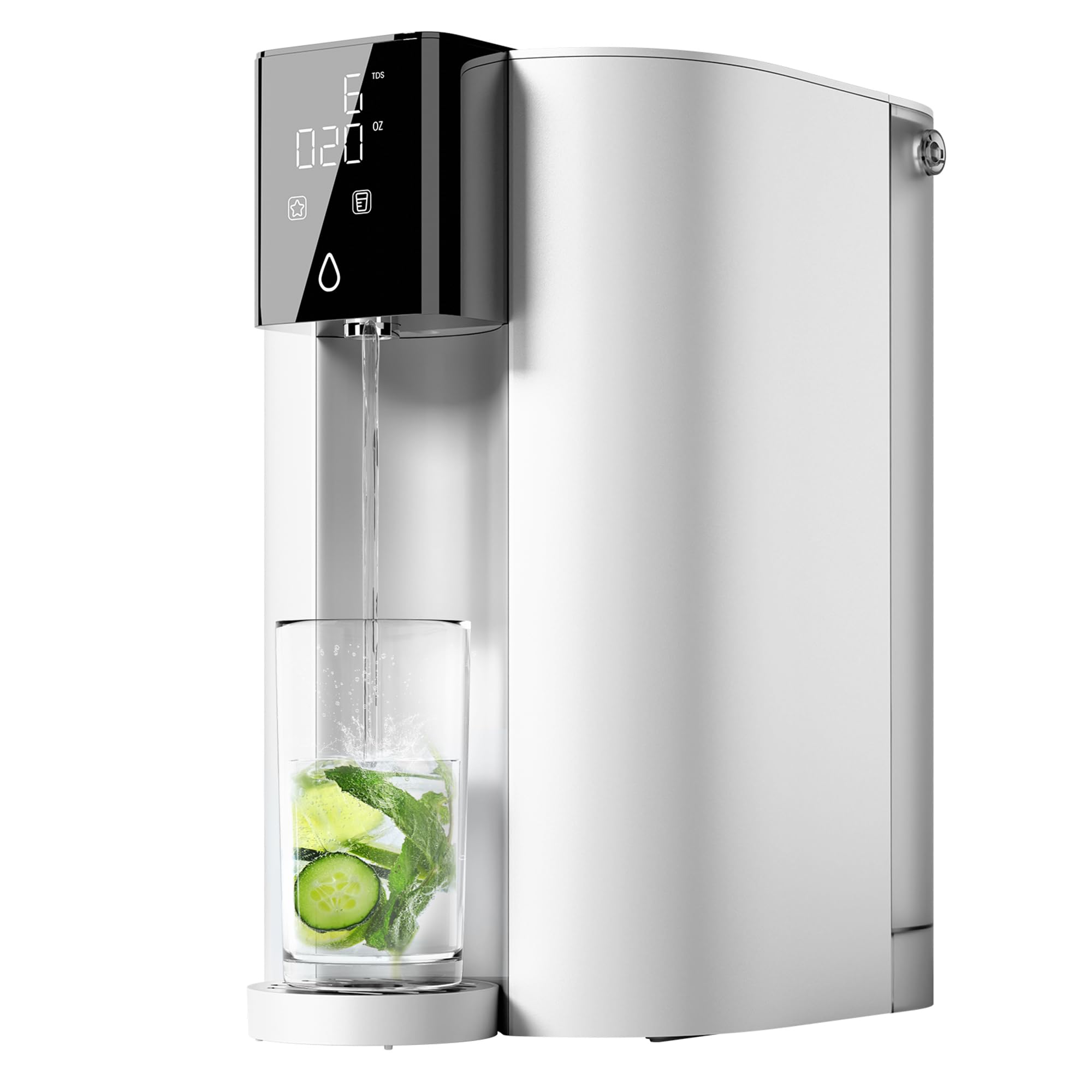 Waterdrop CoreRO Countertop Reverse Osmosis Water Filter, Reverse Osmosis System Countertop, Portable Pure Water Pitcher, NSF/ANSI 372 Certified, 3:1 Pure to Drain, No Installation, 6 Stage, WD-C1S