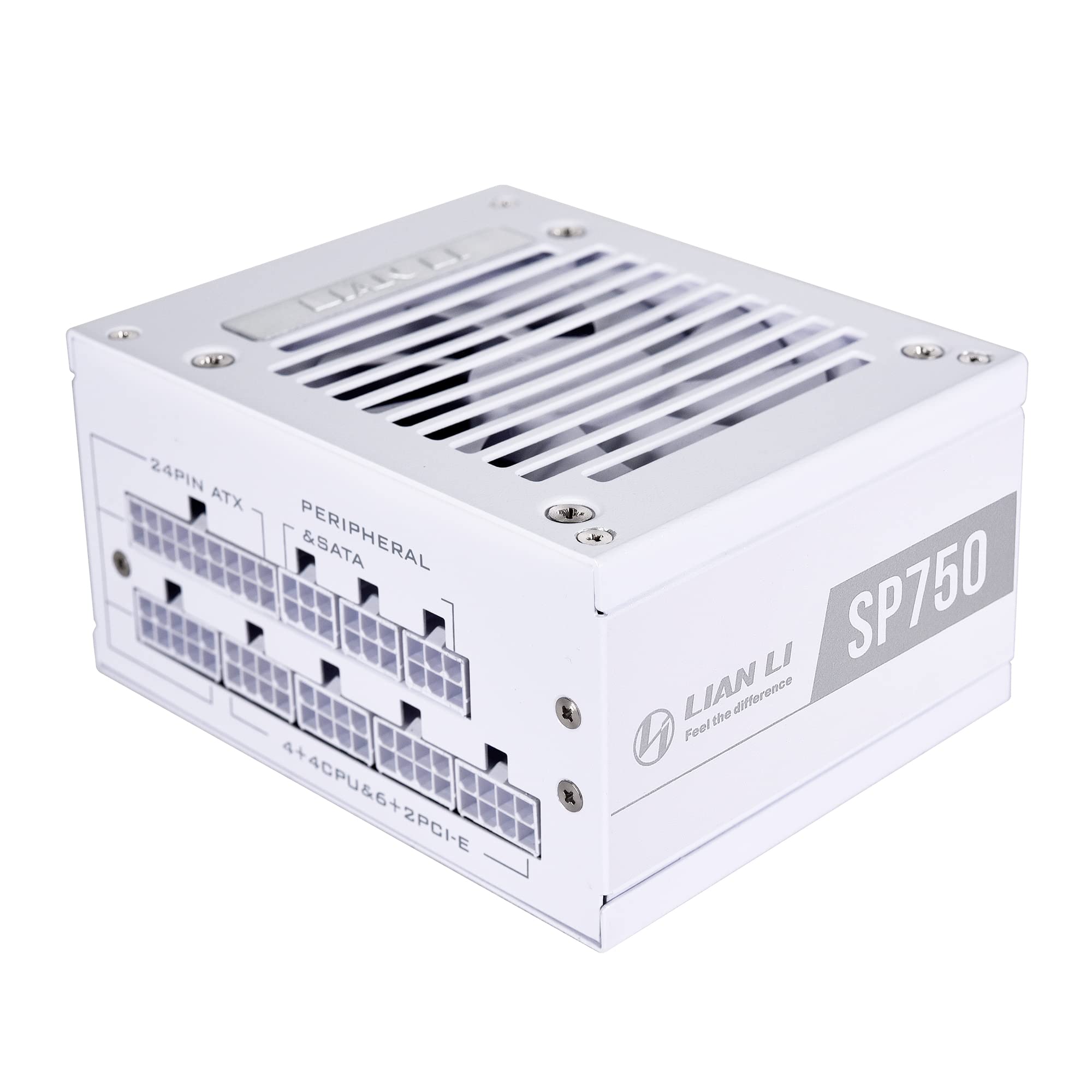LIAN LI SP 750W 80+ Gold, White Color, Performance SFX Form Factor Power Supply - SP750 White
