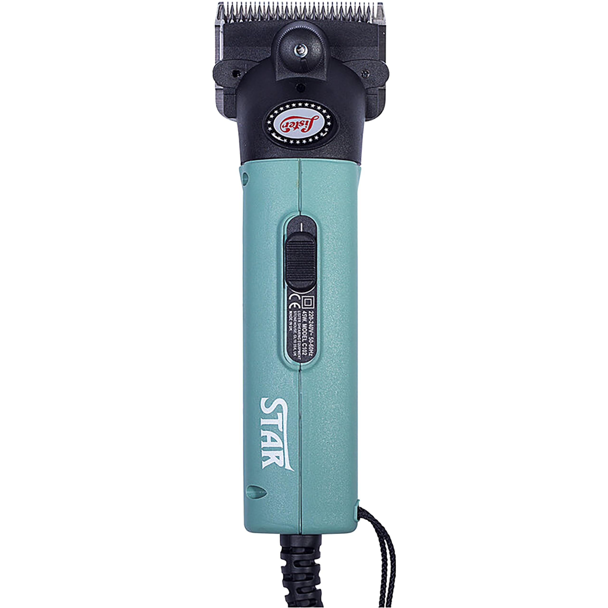 Lister Star Large Animal Clipper with Fine Blade for Horses, Cattle, Sheep, and Livestock (#258-34501), Green