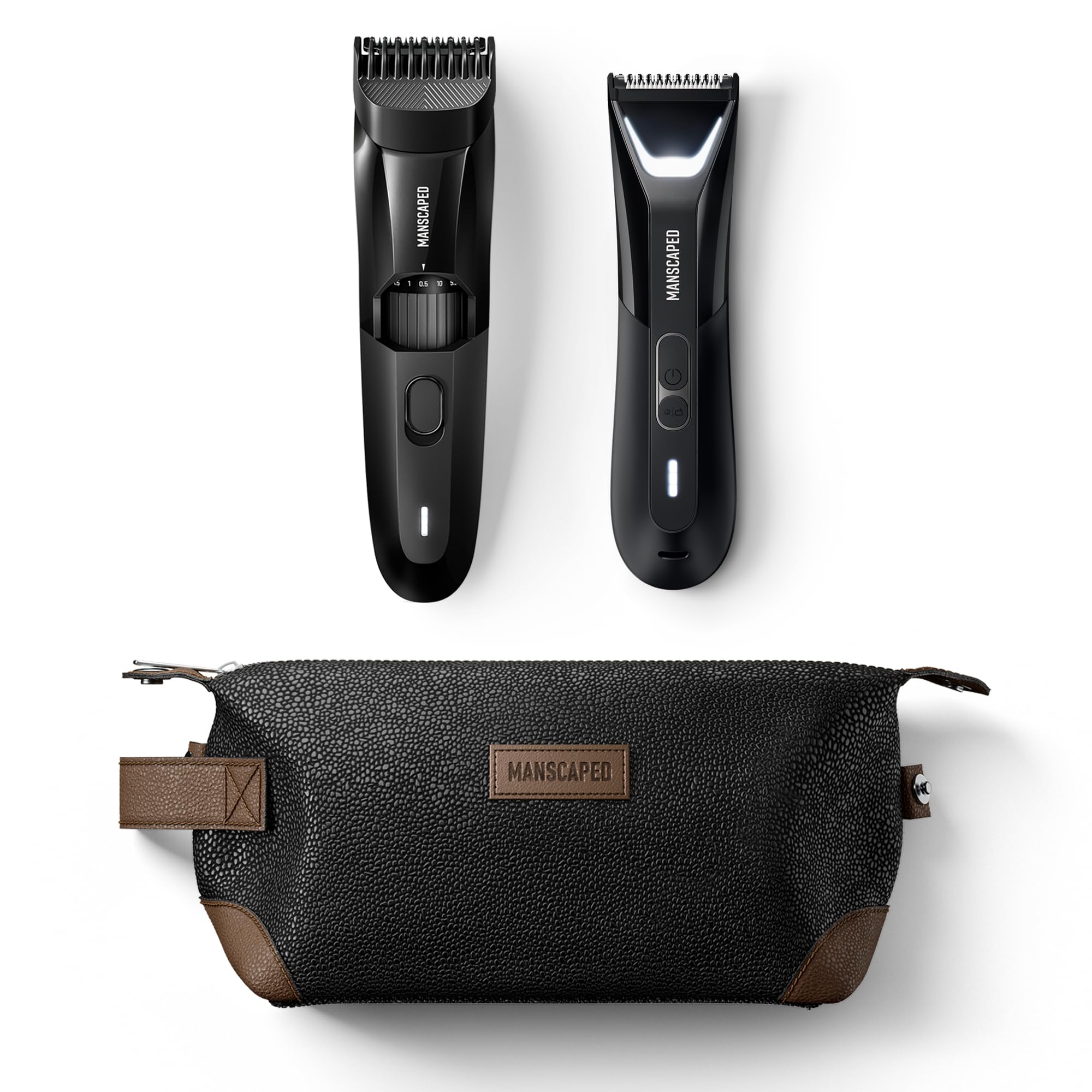 MANSCAPED® The Beard & Body Bundle 5.0 Contains: The Beard Hedger™ Premium Precision Trimmer and The Lawn Mower® 5.0 Ultra Electric Groin & Body Hair Trimmer