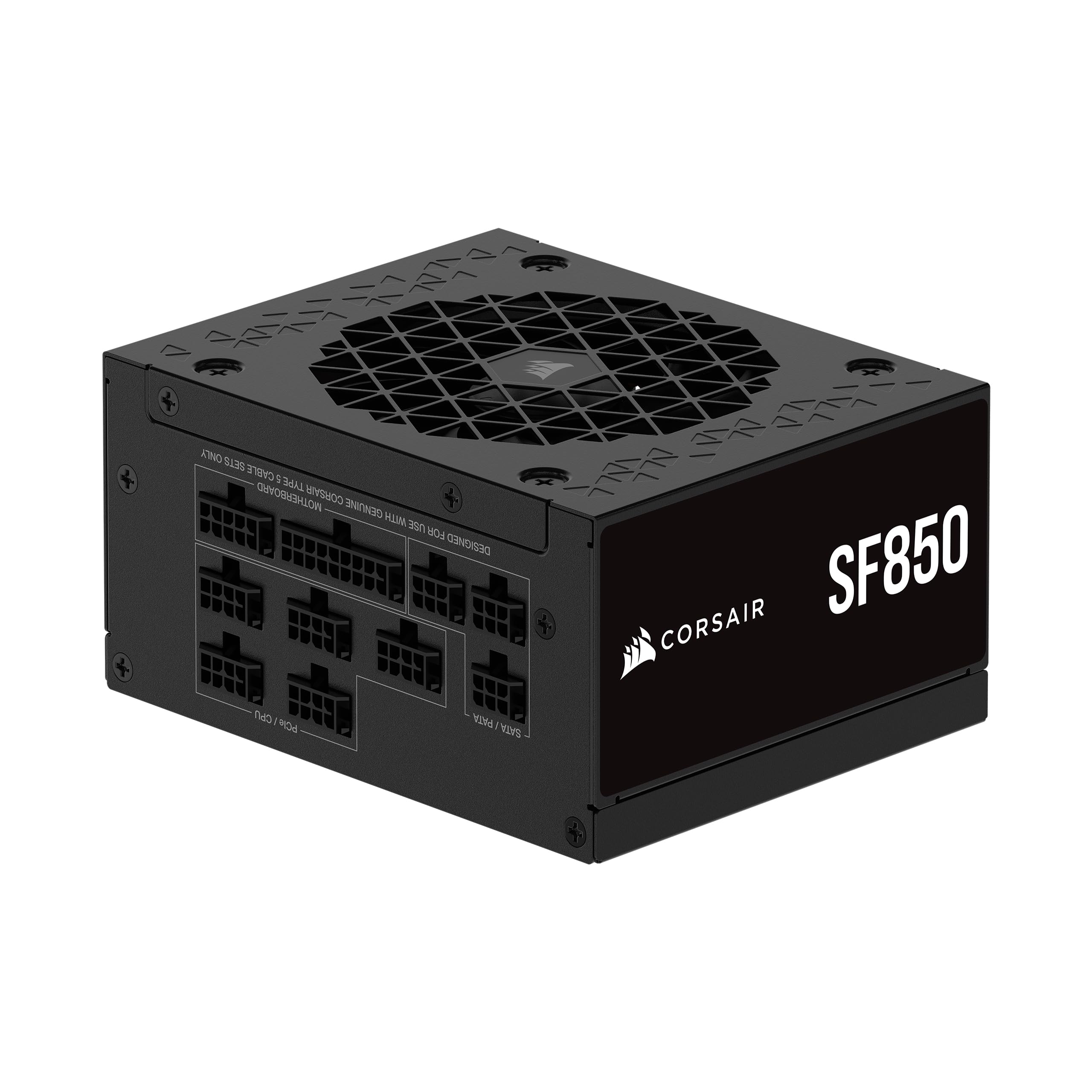 CORSAIR SF850 (2024) Fully Modular Low Noise 80 Plus Platinum ATX Power Supply – ATX 3.0 Compliant – PCIe 5.0 Ready – SFX-to-ATX Bracket Included – Black