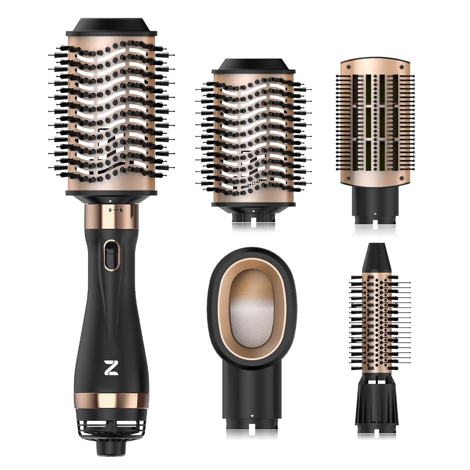 Natrial Hair Dryer Brush Blow Dryer Brush in One for Drying and Straightening, Volumizer Multi-Styler for All Hair Types, Frizz-Free Blowout Brush for Salon Quality