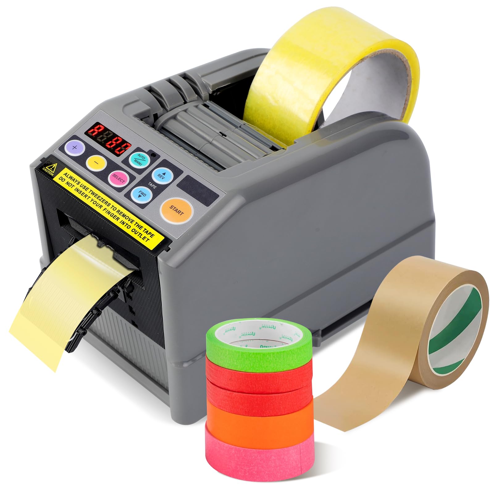 Ribbon Cutting Machine, 39.9 Inches Advanced Automatic Tape Dispenser, Ideal for Shipping, Gift Wrapping, Schools, Restaurants, Businesses, Homes