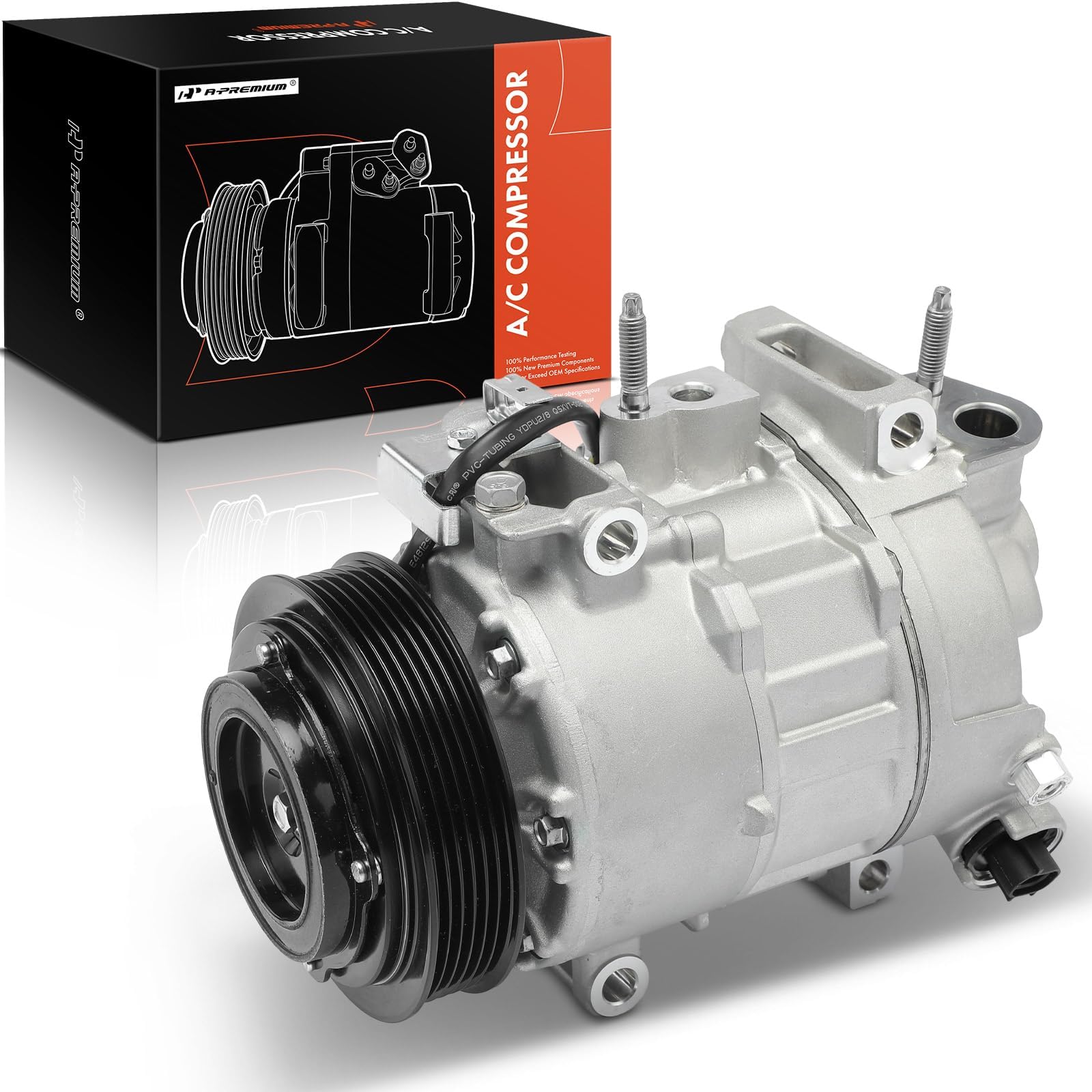 A-Premium Air Conditioner AC Compressor with Clutch Compatible with Ram 1500 3.6L 2014-2018, 1500 Classic 3.6L 2019-2022