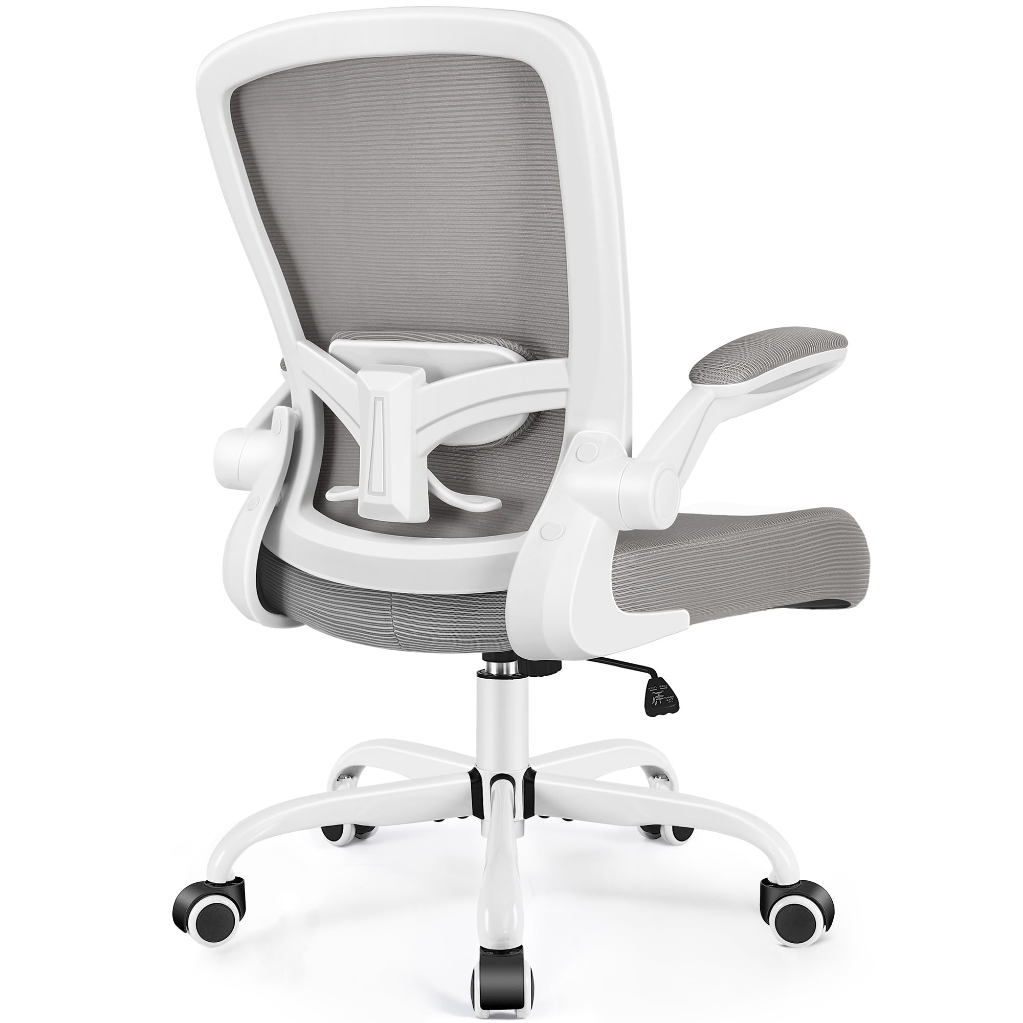 FelixKing Ergonomic Office Chair, Adjustable Height, Breathable Mesh Fabric, Lumbar Support, Gray