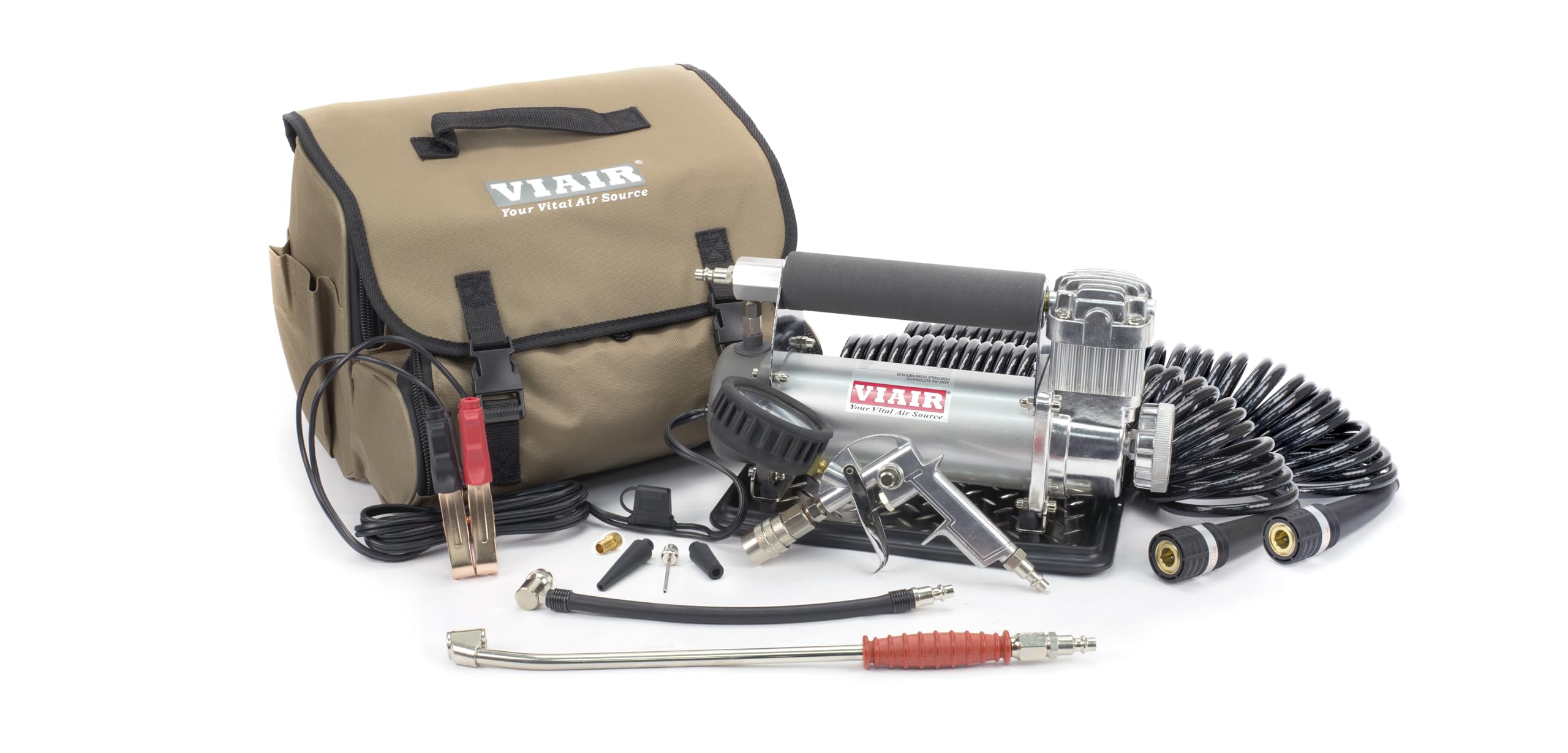 VIAIR 450P-RV Automatic Portable Air Compressor Kit - 150 PSI for RV, Truck, Jeep and SUV Tires - RV Accessories with 1.80 CFM