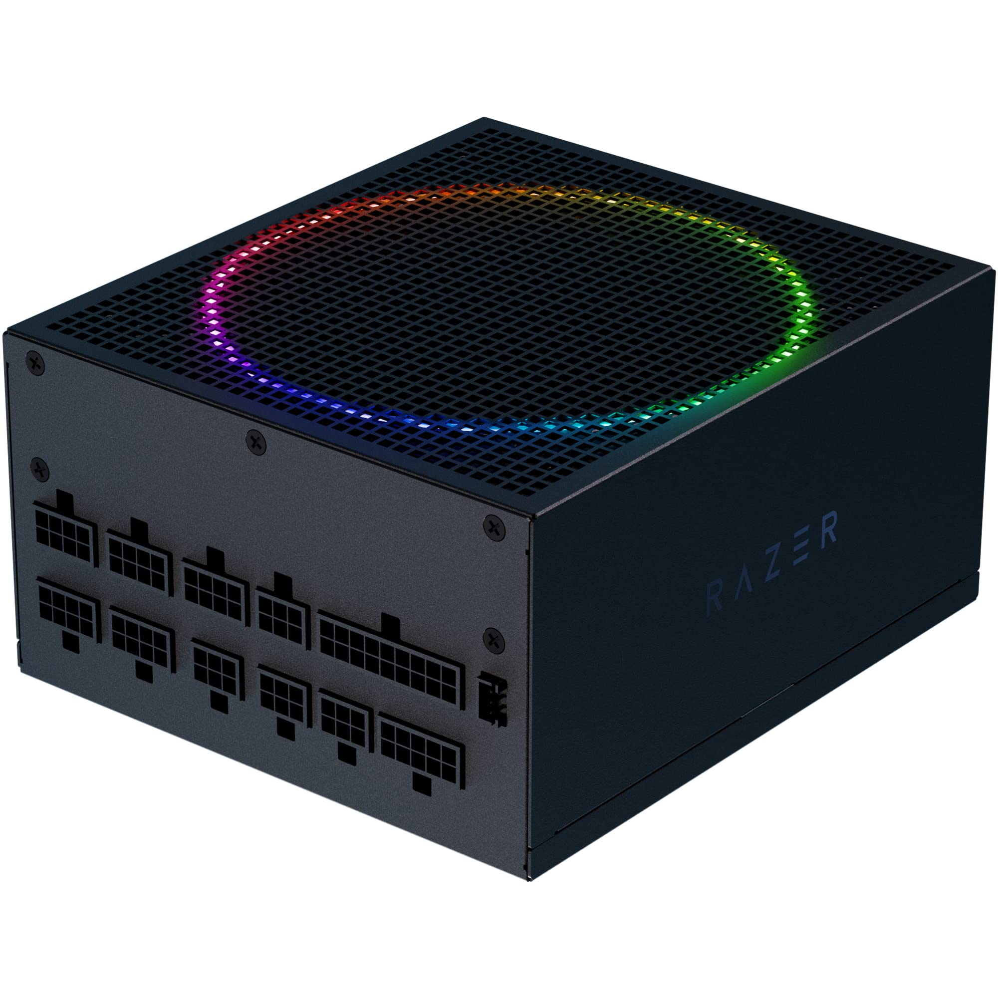 Razer Katana Power Supply aRGB PSU: Silent, Powerful aRGB 140mm PWM Fan - Chroma aRGB - Modular by Design - 80 Plus Platinum Rated - Zero RPM Mode - 1200W