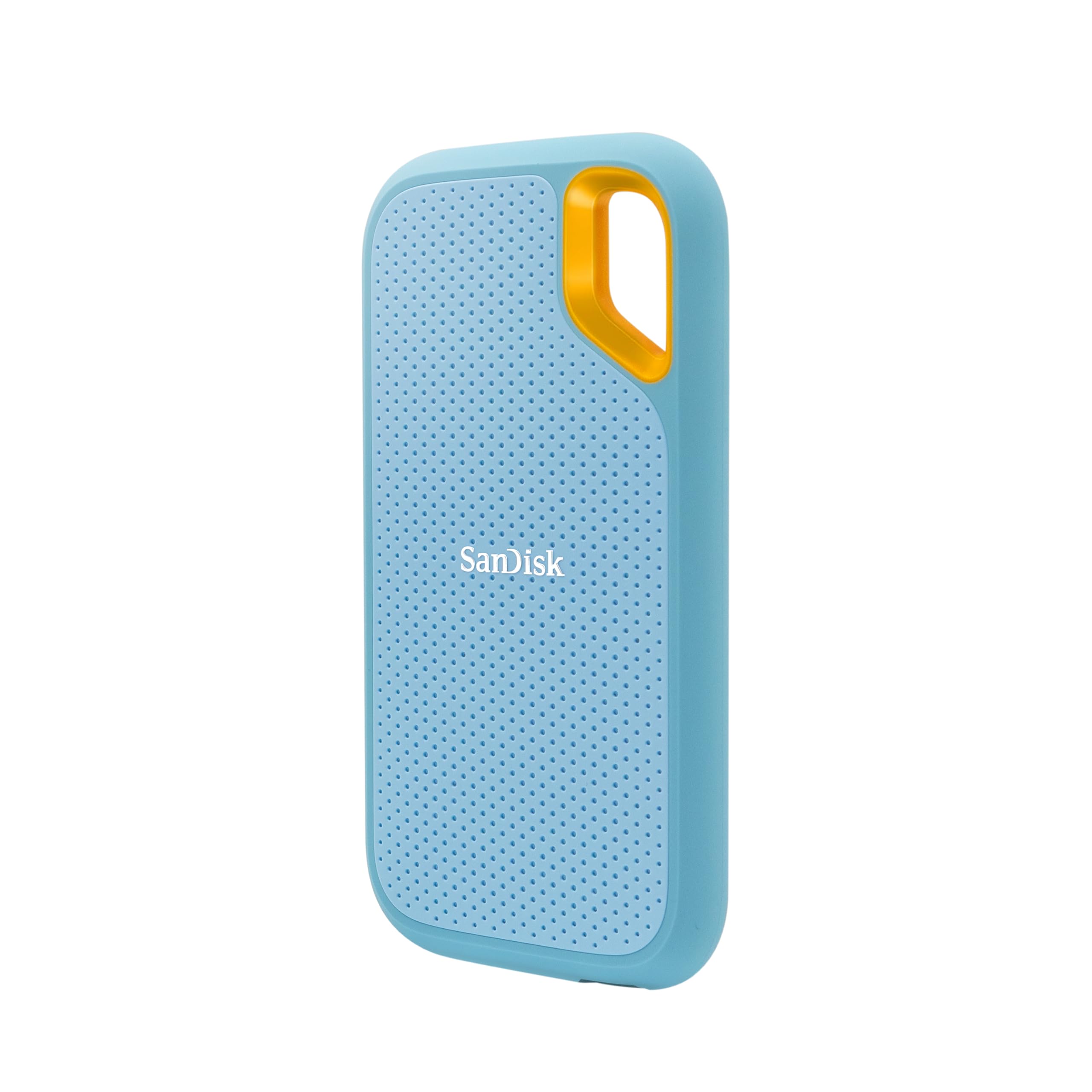 SanDisk 4TB Extreme Portable SSD - Up to 1050MB/s, USB-C, USB 3.2 Gen 2, IP65 Water and dust Resistance, Updated Firmware, Sky Blue - External Solid State Drive - SDSSDE61-4T00-G25B