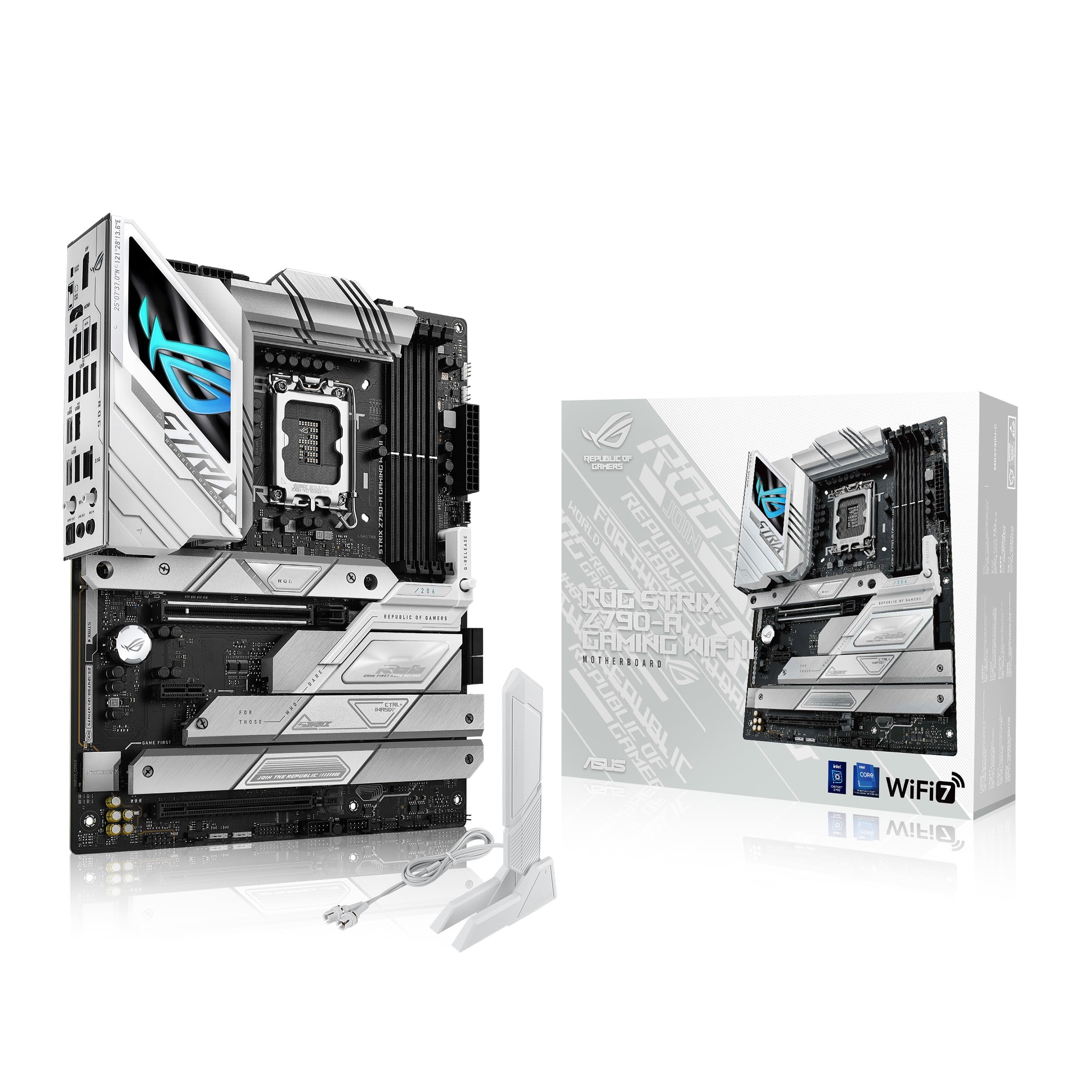 ASUS ROG Strix Z790-A Gaming WiFi II (WiFI 7) LGA 1700(Intel 14th & 13th & 12th Gen) ATX gaming motherboard(DDR5,5X M.2 slots,PCIe 5.0 x16,front-panel USB connector with PD 3.0 up to 30W)