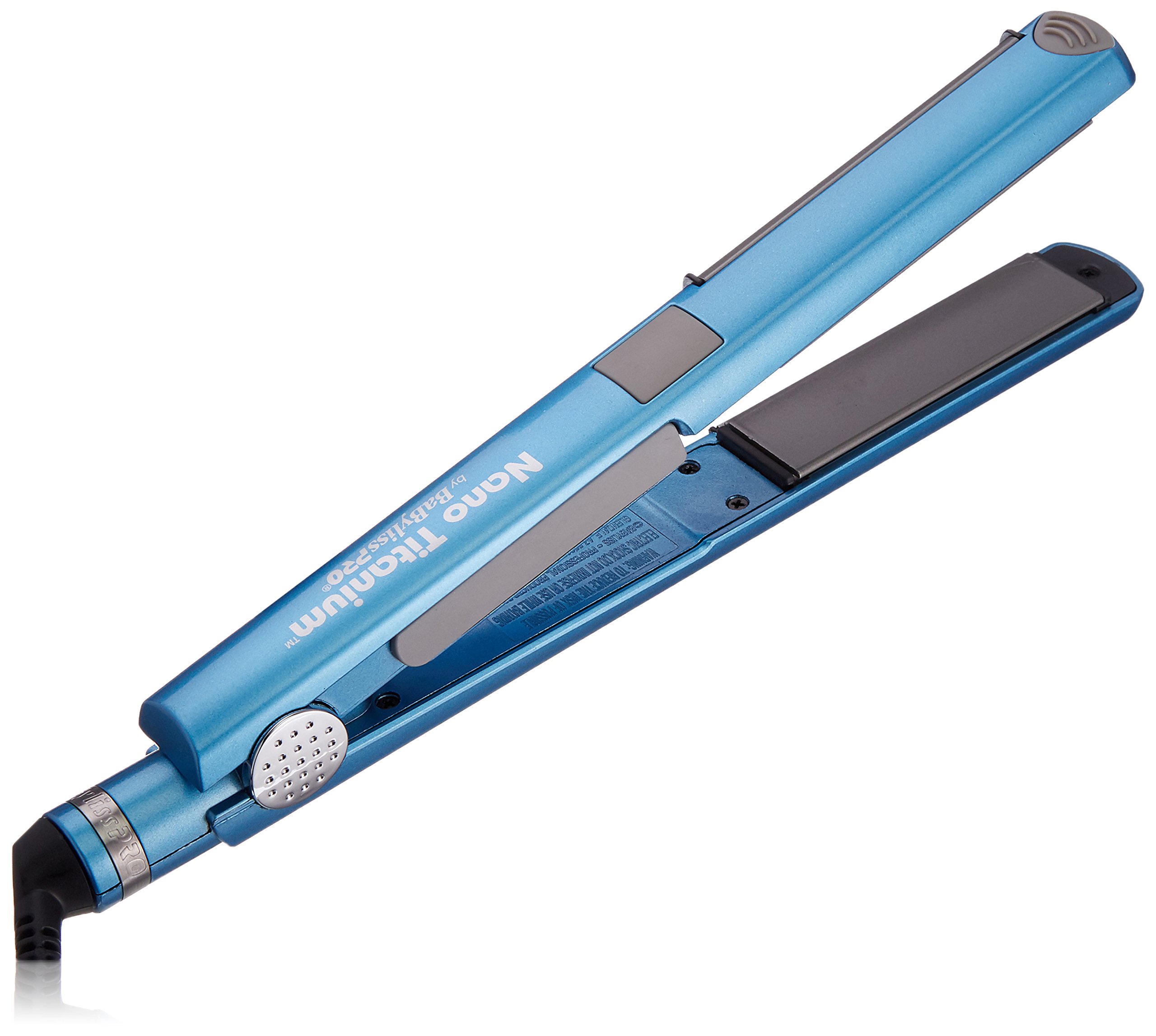 BaBylissPRO Nano Titanium Flat Iron Hair Straightener, 1" U Styler Straightener Iron for Professional Salon Results and All Hair Types