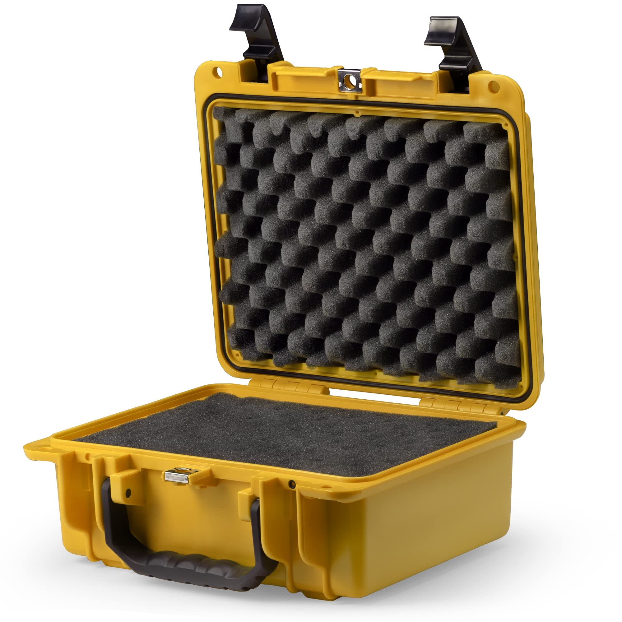 Seahorse 300 Heavy Duty Protective Dry Box Case with Accuform Foam - TSA Approved/Mil Spec / IP67 Waterproof/Airtight/USA Made for First Aid Kits, Emergency Box, Camera