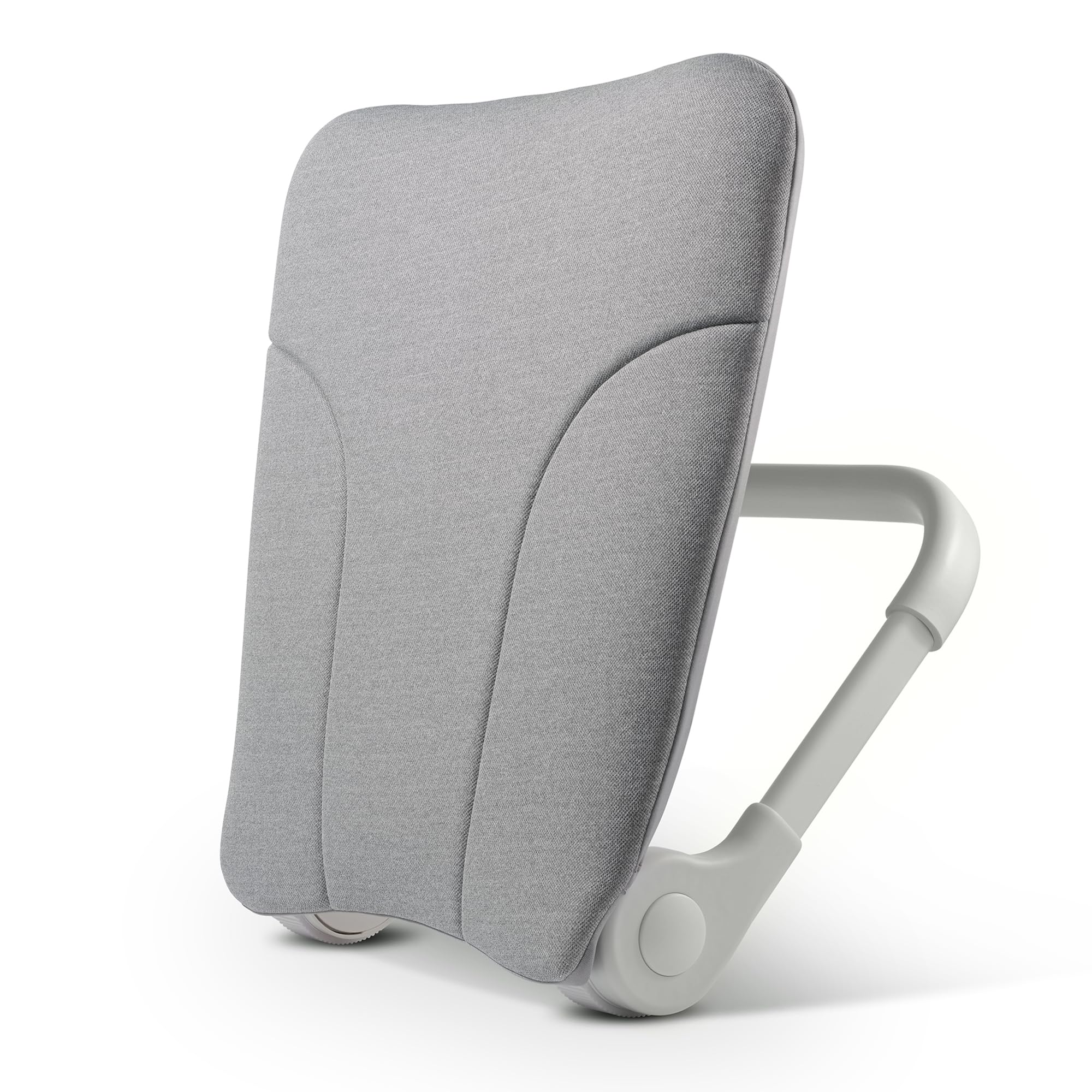 READY ROCKER Deluxe Cloud | Adjustable Ergonomic Portable Rocker | Back Pain Relief & Relaxation | White Rocker & Deluxe Cover | Back & Lumbar Support for Chair | Lightweight & Portable | 3.0 Model